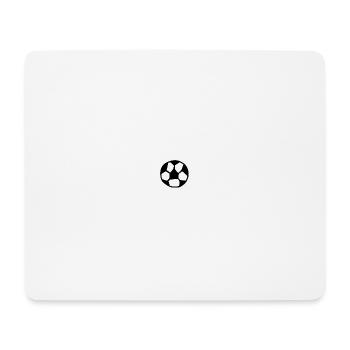 Football - Tapis de souris (format paysage) - blanc - Devant