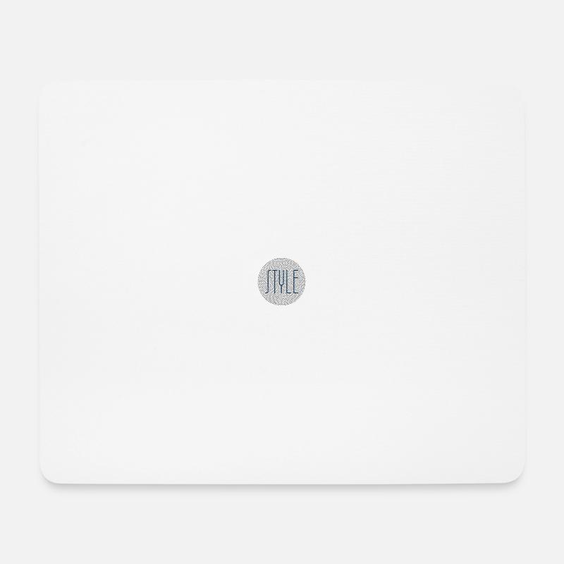 STYLE - Mousepad (Querformat) - Weiß