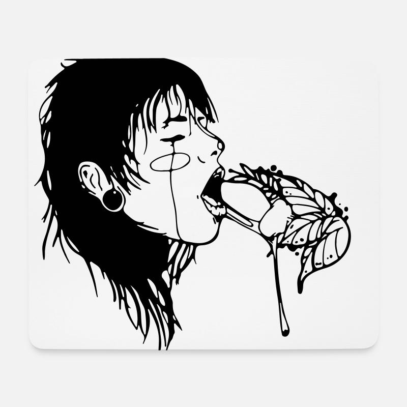 The Forbidden fruit - Mouse Pad (horizontal) - white