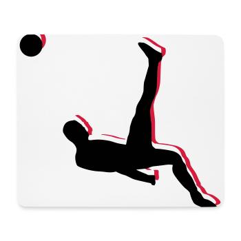 Soccer Overhead Kick Sports - Tapis de souris (format paysage) - blanc - Devant
