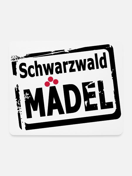Schwarzwaldmädel - Mousepad (Querformat) - Weiß