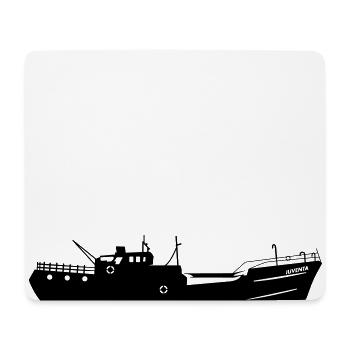 Iuventa - rescue ship - Mouse Pad (horizontal) - white - Front