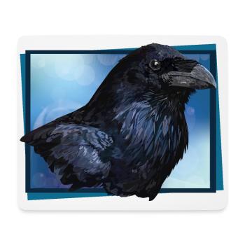 Raven - Mouse Pad (horizontal) - white - Front