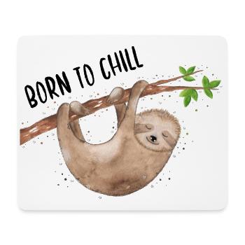 Sloth Chill - Mouse Pad (horizontal) - white - Front