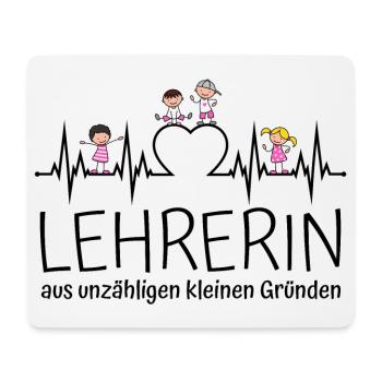 Lehrerin aus unzähligen kleinen Gründen - Mousepad (Querformat) - Weiß - Vorne