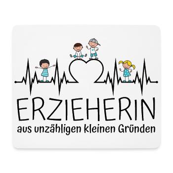 Erzieherin aus unzähligen kleinen Gründen - Mousepad (Querformat) - Weiß - Vorne