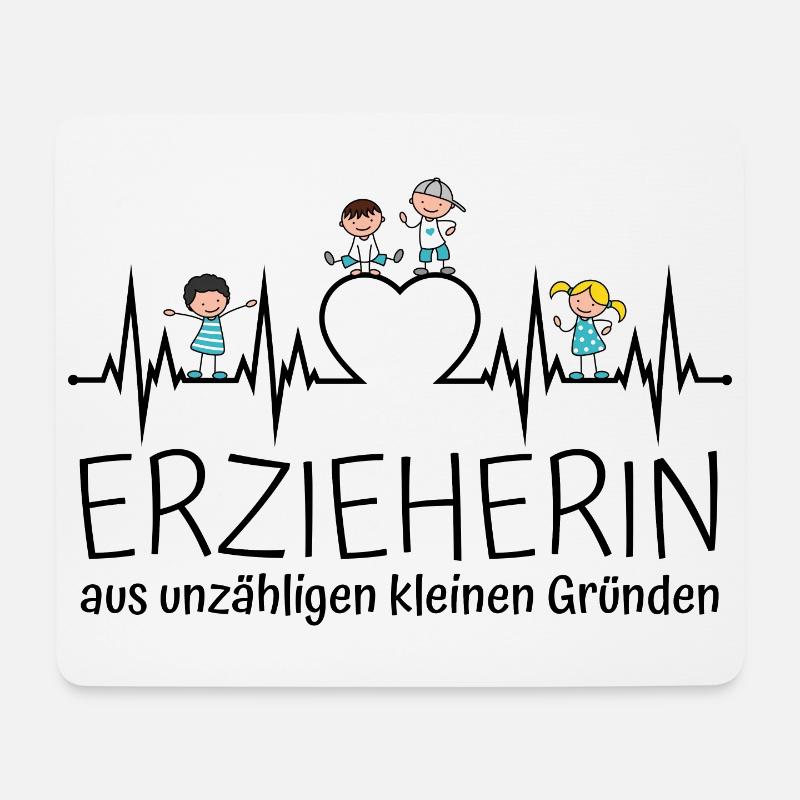 Erzieherin aus unzähligen kleinen Gründen - Mousepad (Querformat) - Weiß