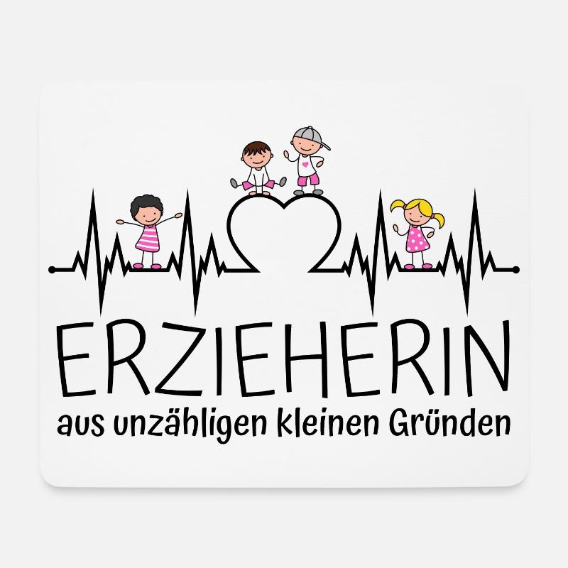 Erzieherin aus unzähligen kleinen Gründen - Mousepad (Querformat) - Weiß
