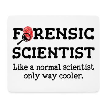 Forensic Scientist, Forensic science Investigator - Mouse Pad (horizontal) - white - Front