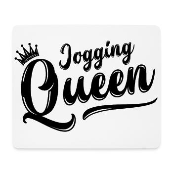 Jogging Queen Queen Jogging Running Sports Gift - Mouse Pad (horizontal) - white - Front