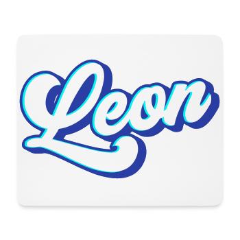 Leon | Colors changeable - Mouse Pad (horizontal) - white - Front
