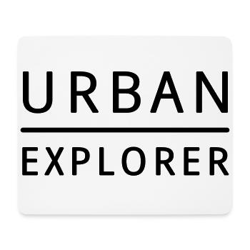 Urban Explorer - Tapis de souris (format paysage) - blanc - Devant