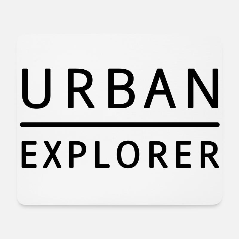 Urban Explorer - Mousepad (Querformat) - Weiß