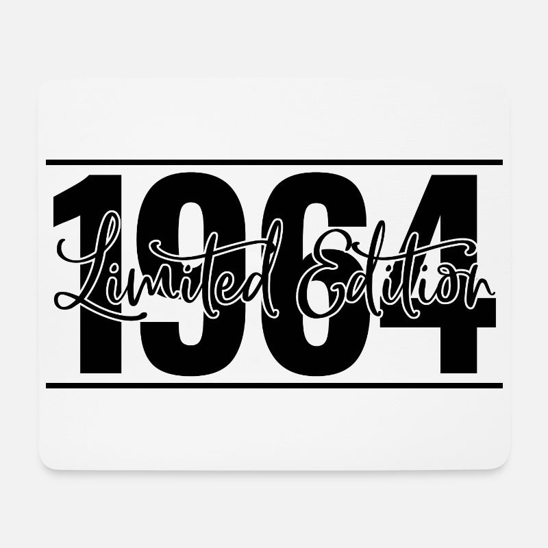 Geschenk zum 60. Geburtstag - Limited Edition 1964 - Mousepad (Querformat) - Weiß