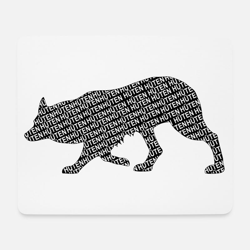 Border Collie Hüten - Mousepad (Querformat) - Weiß
