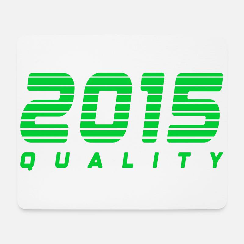 2015 quality | Farbe änderbar - Mousepad (Querformat) - Weiß