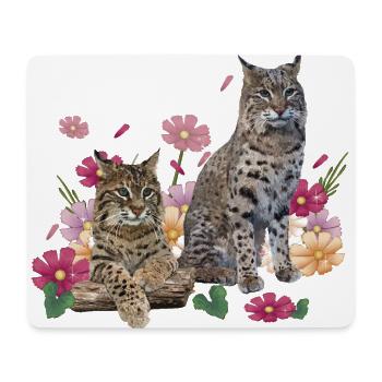 Lynx - Tapis de souris (format paysage) - blanc - Devant