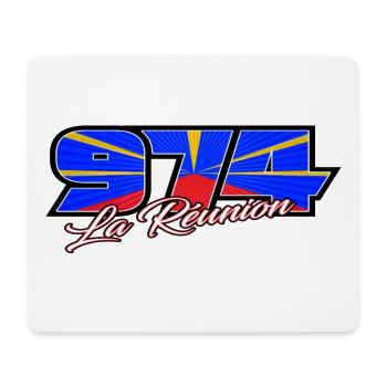 974 La Réunion Mavéli Mod 2X - Tapis de souris (format paysage) - blanc - Devant