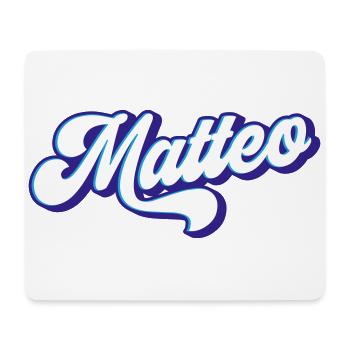 Matteo | Colors changeable - Mouse Pad (horizontal) - white - Front