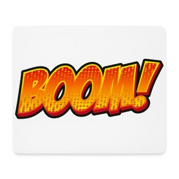 Boom! Explosives Shirt für den urbanen Style - Mousepad (Querformat) - Weiß - Vorne