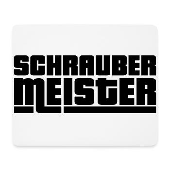 Schraubermeister - Mousepad (Querformat) - Weiß - Vorne