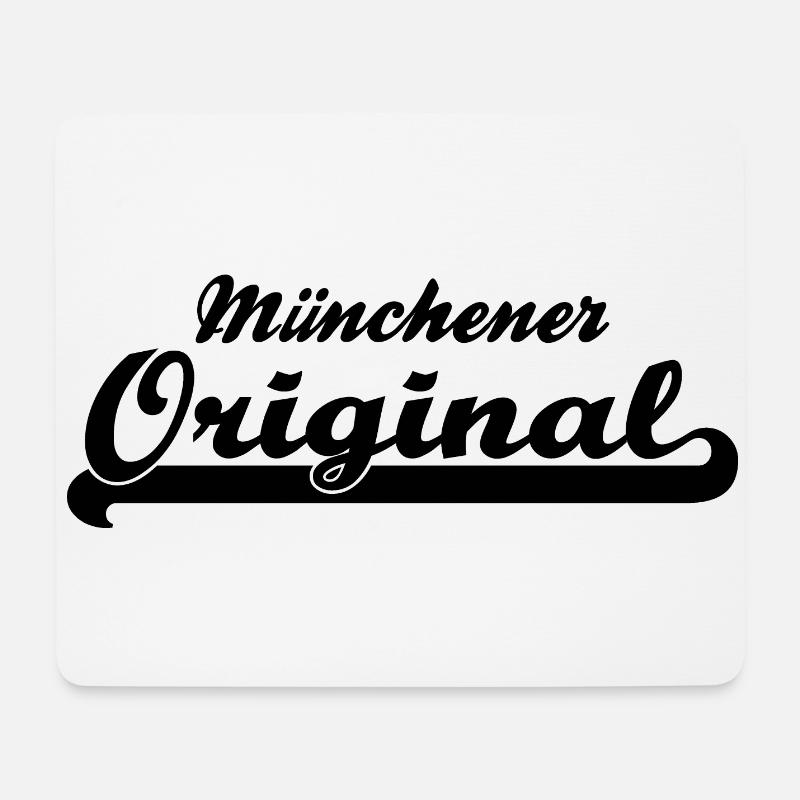 Münchener Original - Mousepad (Querformat) - Weiß