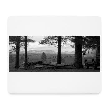Camping Van life Freiheit Wildcampen Weltreisen - Mousepad (Querformat) - Weiß - Vorne