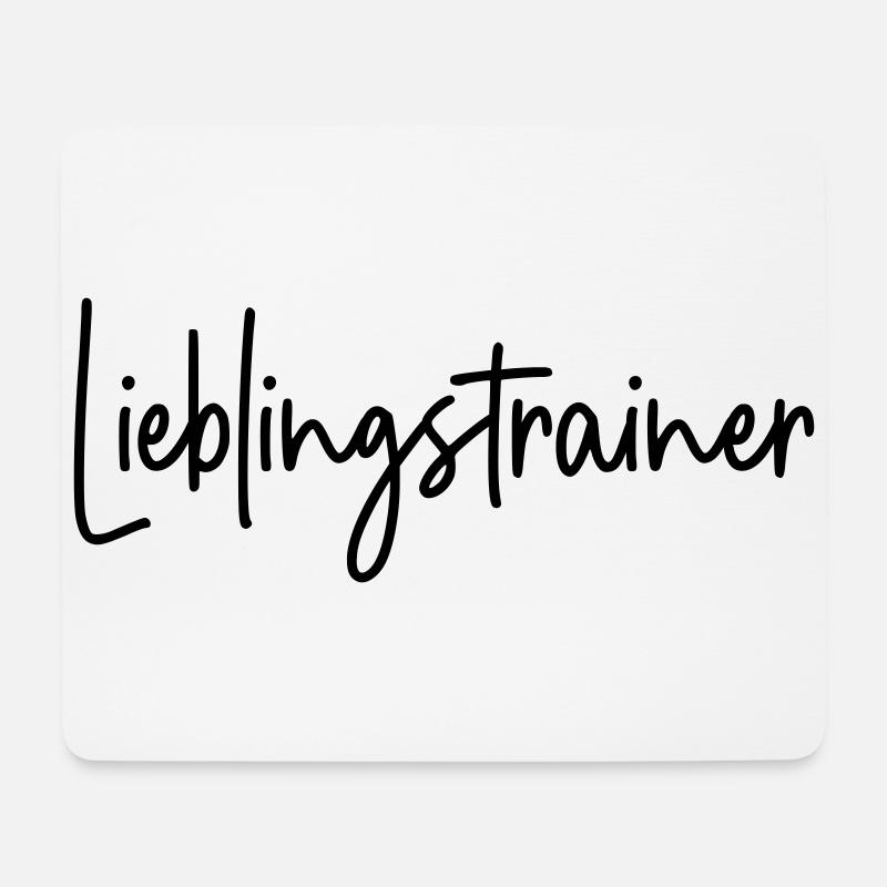 Lieblingstrainer Team Sport Mannschaft Trainer - Mousepad (Querformat) - Weiß