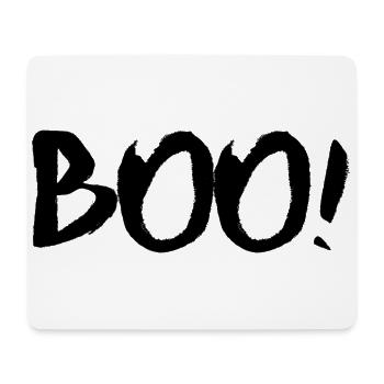 Boo Halloween Creepy Spooky Ghost Gift Spirit - Mouse Pad (horizontal) - white - Front