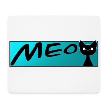 süße Katze MEOW Katzen Kater Miezekatze - Mousepad (Querformat) - Weiß - Vorne