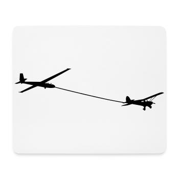 Segler Schlepp - Mousepad (Querformat) - Weiß - Vorne