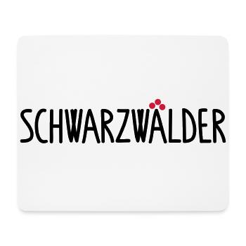 Schwarzwälder - Mousepad (Querformat) - Weiß - Vorne