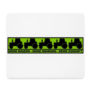 Bauerndemo Landwirtschaft Bauern Protest Sprüche - Mousepad (Querformat) - Weiß - Vorne