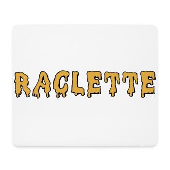 raclette |fromage fondu | lettre fondu - Tapis de souris (format paysage) - blanc - Devant
