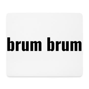 brum brum - Mousepad (Querformat) - Weiß - Vorne