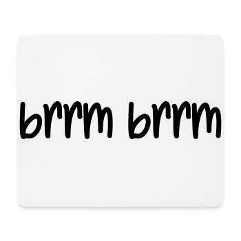 brrm brrm - Mousepad (Querformat) - Weiß - Vorne