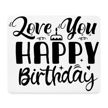 Birthday Queen 10 Happy Birthday - Mouse Pad (horizontal) - white - Front