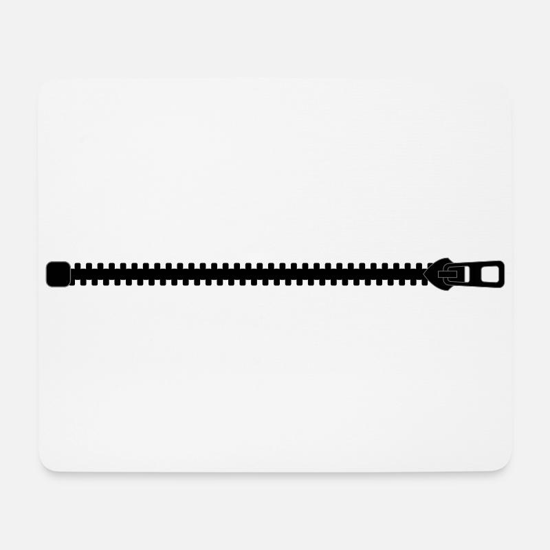 zipper - Mouse Pad (horizontal) - white