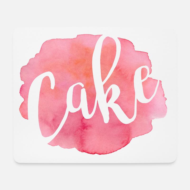Cake - Mousepad (Querformat) - Weiß