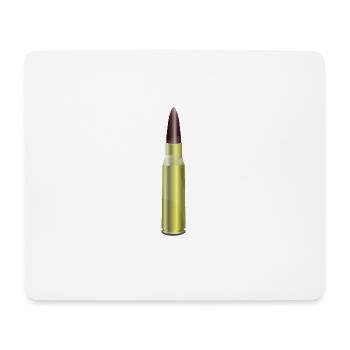 gangster gangster arme criminelle bul arme armes de poing - Tapis de souris (format paysage) - blanc - Devant