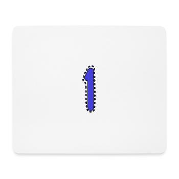 1. 1 JAHR. 1. JAHRESTAG. 1 JAHR GEBURTSTAG - Mousepad (Querformat) - Weiß - Vorne