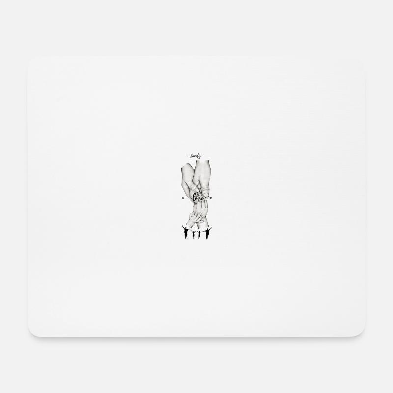 Family Love - Mousepad (Querformat) - Weiß