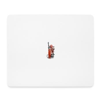 Freiheitsstatue T-Shirt bedruckt - Mousepad (Querformat) - Weiß - Vorne