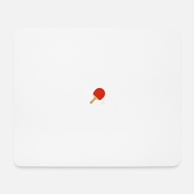 table tennis - Mouse Pad (horizontal) - white