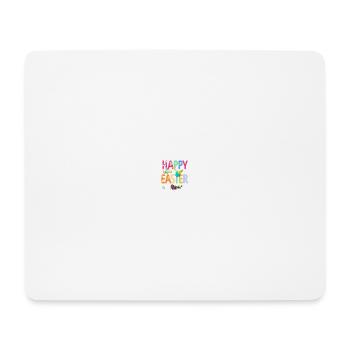 Happy Easter - Mousepad (Querformat) - Weiß - Vorne