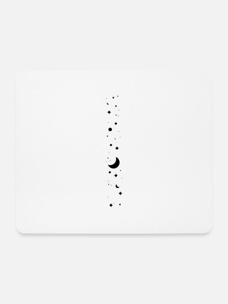 Sternenhimmel small - Mousepad (Querformat) - Weiß