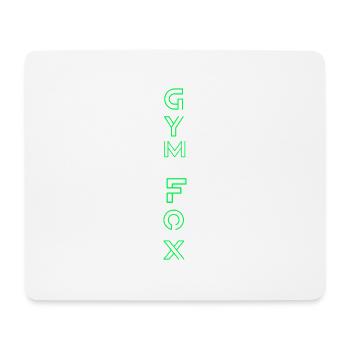 GYM FOX - Motivating Gym and Fitness Designs - Mouse Pad (horizontal) - white - Front