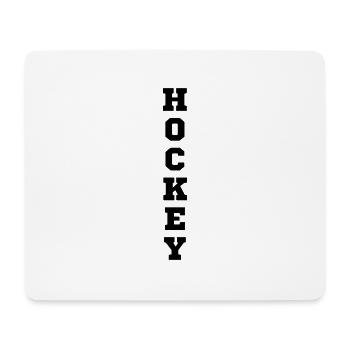 Hockey idée cadeau original - Tapis de souris (format paysage) - blanc - Devant