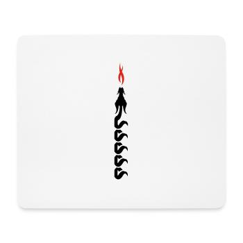 draak - Mousepad (Querformat) - Weiß - Vorne