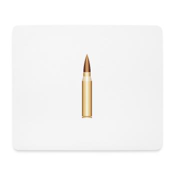 gangster gangster arme criminelle bul arme armes de poing - Tapis de souris (format paysage) - blanc - Devant